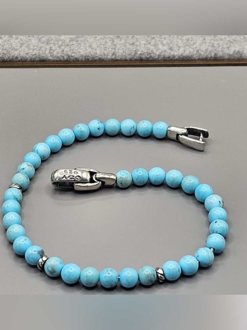 David Yurman Sterling Silver
Turquoise Bijoux Spiritual Beads
Bracelet - Picture 2 of 2